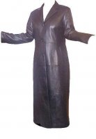 Lambskin Leather Full Length Trench Coat