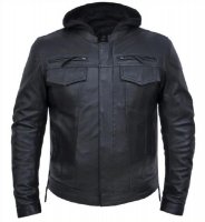 Men Lambskin Leather Moto Biker Jacket (Avail. Only Online)