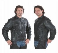 Men Southwest Motorcycle Biker Jacket Color Black