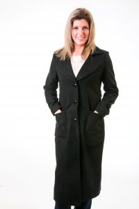 Women Plus Size Trench Coat Maxi Long Ankle Length
