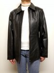 Women Lambskin Leather Jacket Parka Black Color