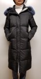 Women Puffer Jacket Coat with Hood Fur Trim