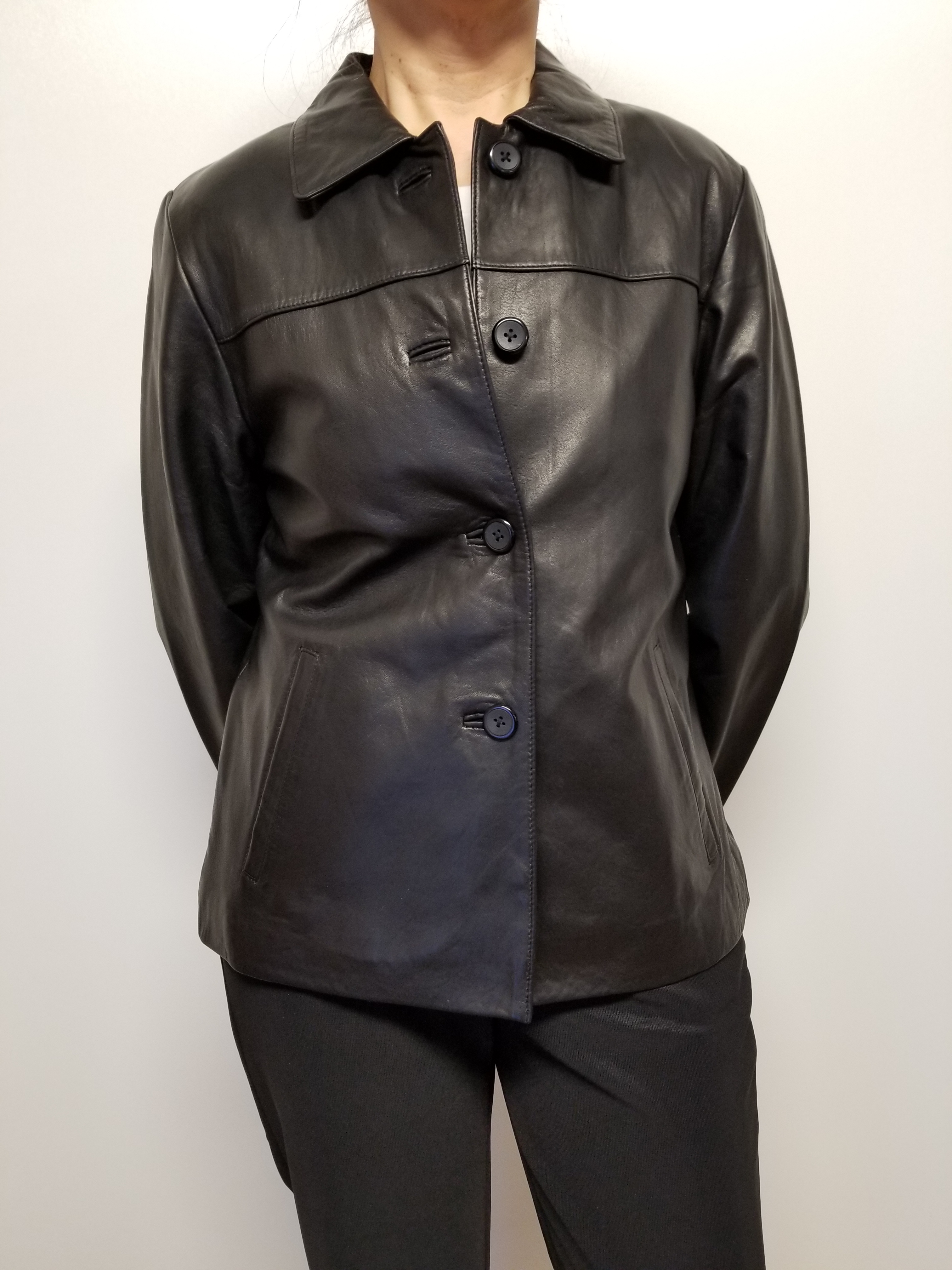 Women Lambskin Leather Jacket Color Black Women Soft Leather Blazer ...